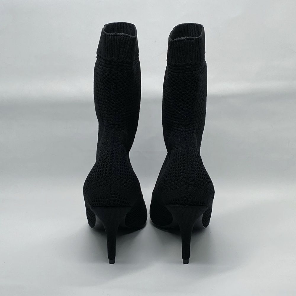 Balenciaga Knife 2.0 logo-appliquéd stretch-knit ankle boots - Picture 7 of 12